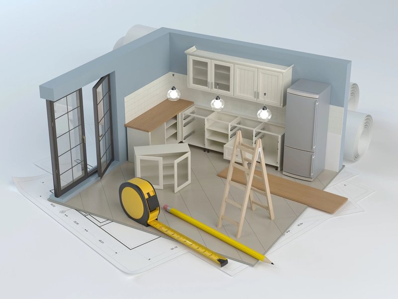 measurement tools to measure all the flooring areas in Wade Hampton Blvd Ste area by Wilkins Carpet and Tile